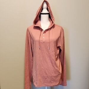 Michael Kors Pink Long Sleeve Hoodie Tee